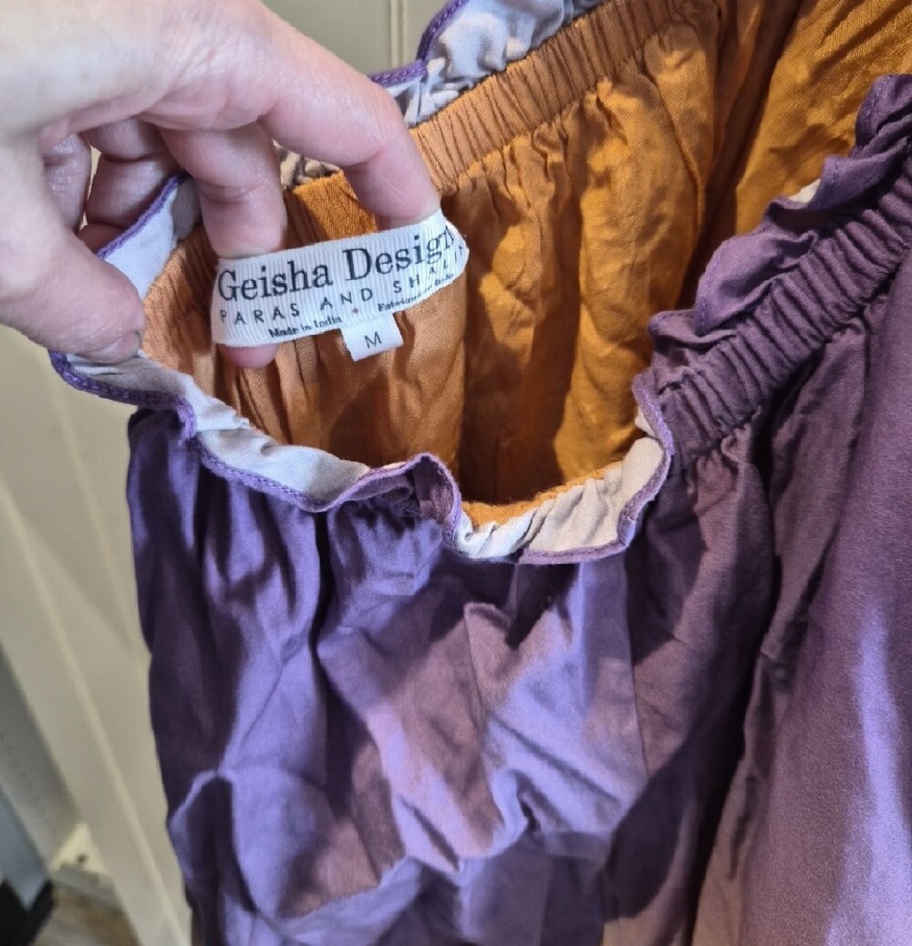 Ombre Purple to Orange Maxi Dress - Picture 3 of 4